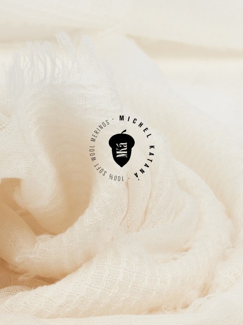 Палантин Унисекс CutTQ.W40_24DMW-1.2/BLANC